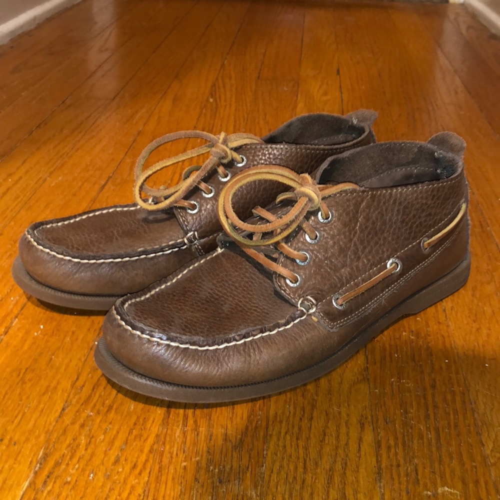 Sperry’s Docksider Genuine leather Ankle Height Boat Shoe